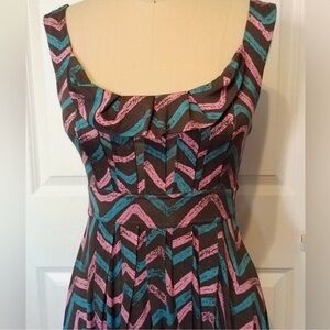 Marc By Marc Jacobs Chevron Midi Dress Like New!